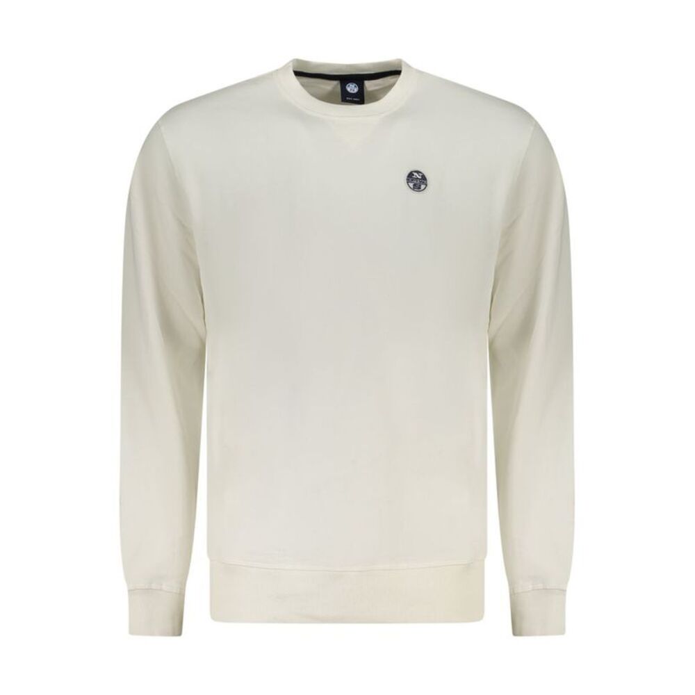 North Sails Bianco Cotton Men Men's Sweatshirt